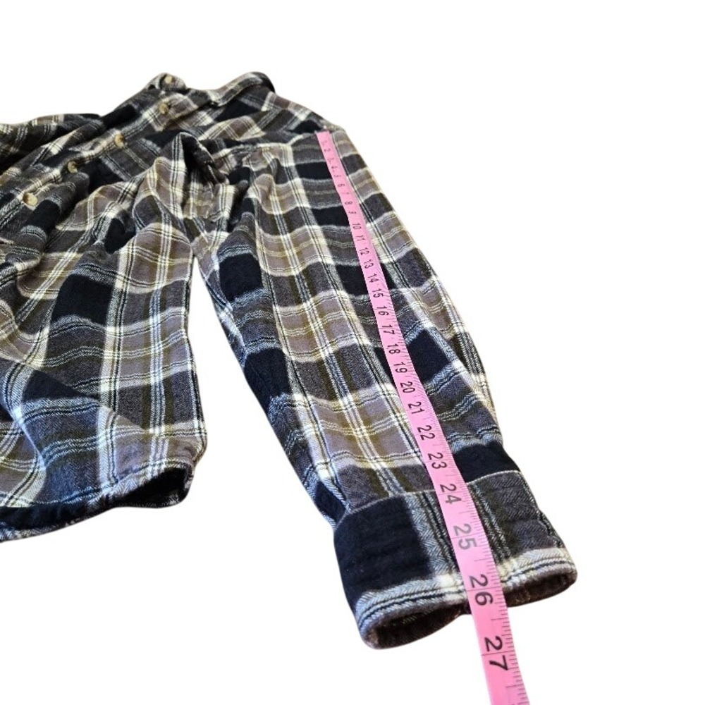 Red Head Mens Plaid Flannel Shirt Long Sleeve Button Down Warm Top Sz LT Tall - Picture 10 of 10